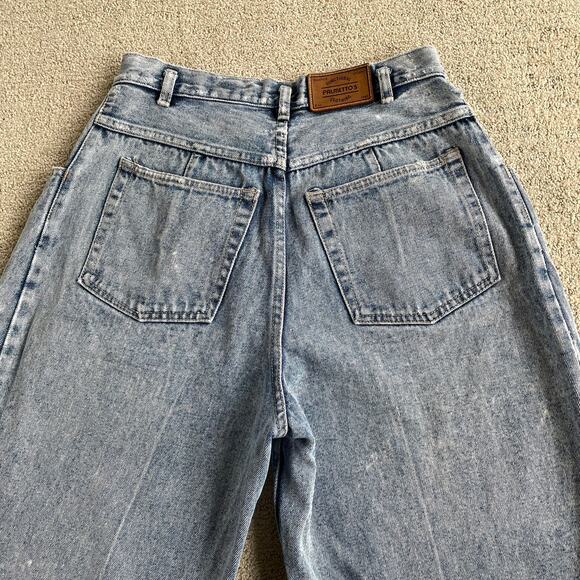 🔥VTG Palmetto’s Acid Wash Tapered Leg High Waist Crease Mom’s Jeans Waist 28” - Picture 5 of 16